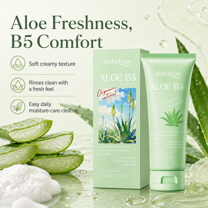 Dobshow® Aloe B5 Moisturizing Cleanser Shopify Landing Page Copy
