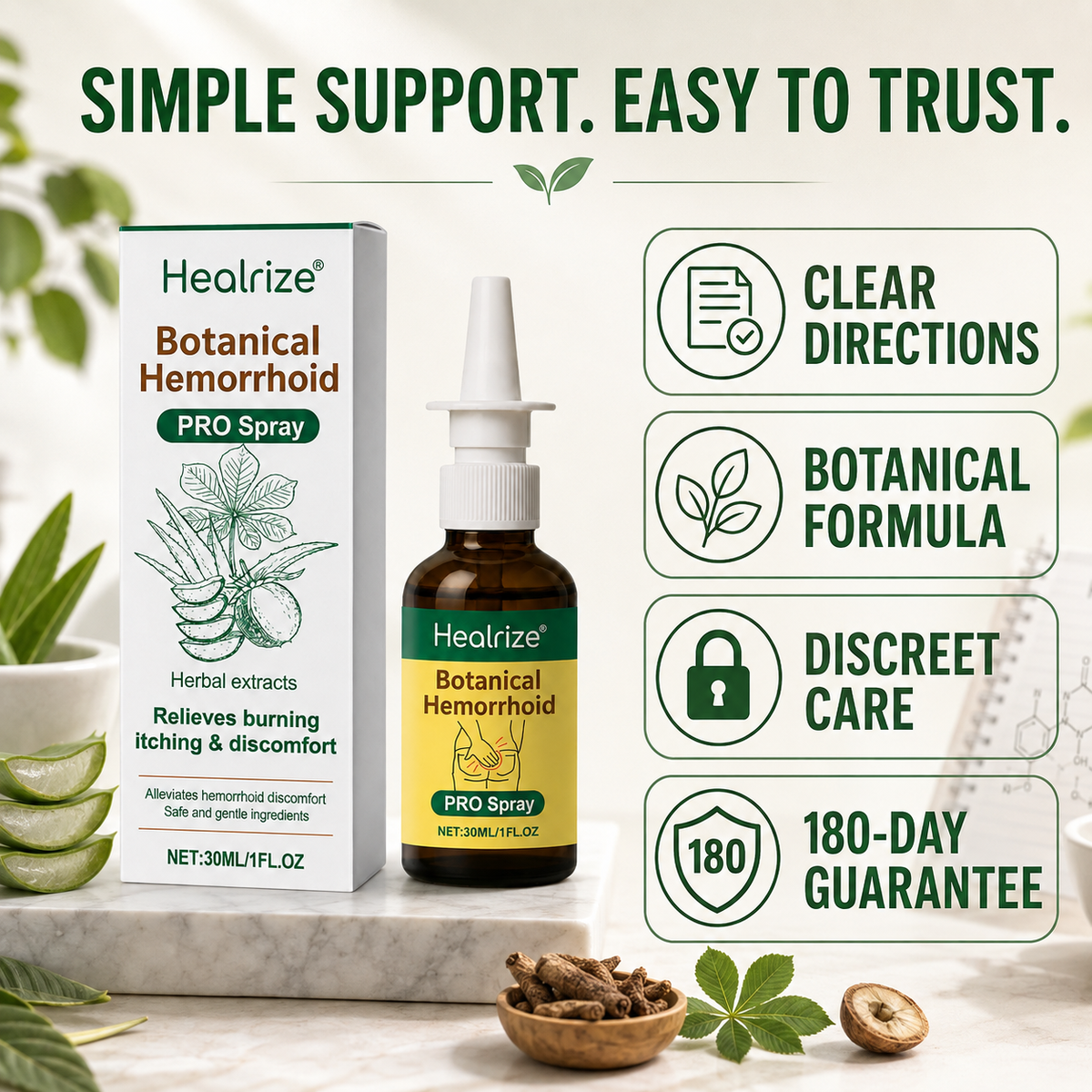 💎🔥79K+SOLD🔥Healrize® Botanical Hemorrhoid PRO Spray
