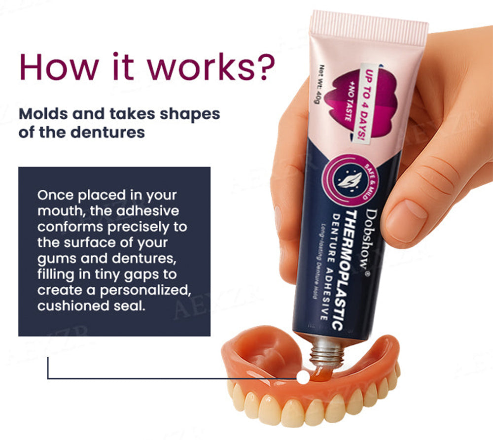 Dobshow® Thermoplastic Denture Adhesive🦷