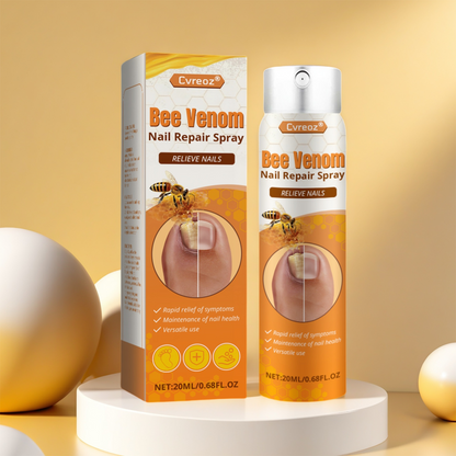Cvreoz® Bee Venom Nail Repair Spray – Clinically Inspired Relief for Fungal & Damaged Nails🌺